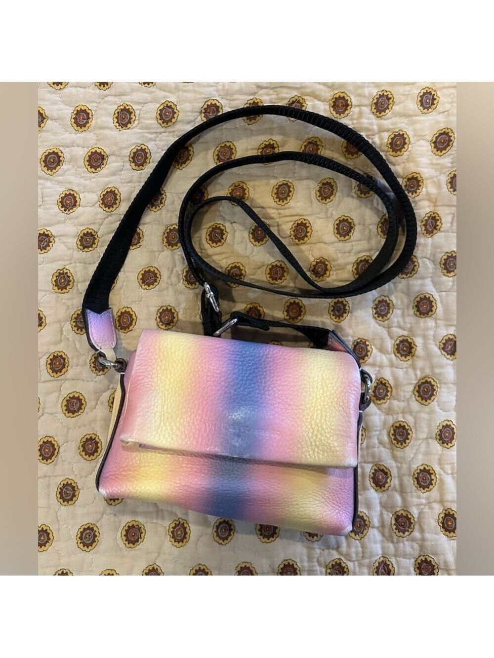 Aimee Kestenberg Broadway Mini Leather Ombre Crossbody Bag